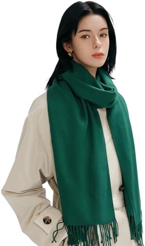 MaaMgic Womens Large Soft Cashmere Feel Pashmina Shawls Wraps Light Scarf