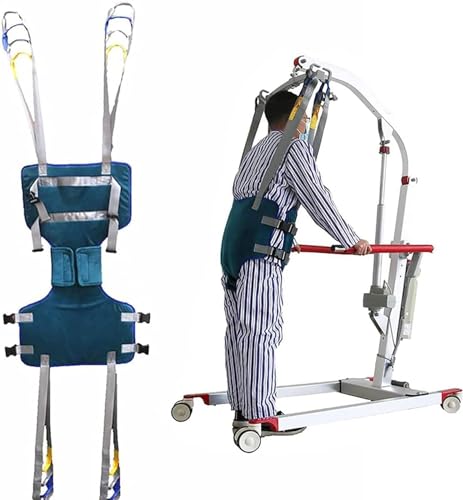 Arnés de cuerpo completo para pacientes Cinturón para todo el cuerpo, soporte para piernas, bipedestador, para ancianos, cabestrillo para piernas dividido, elevador bariátrico para minusválidos. (Siz