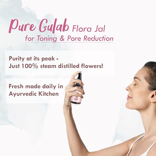 Nat Habit Pure Gulab Flora Jal for Toning & Pore Reduction - Image 3
