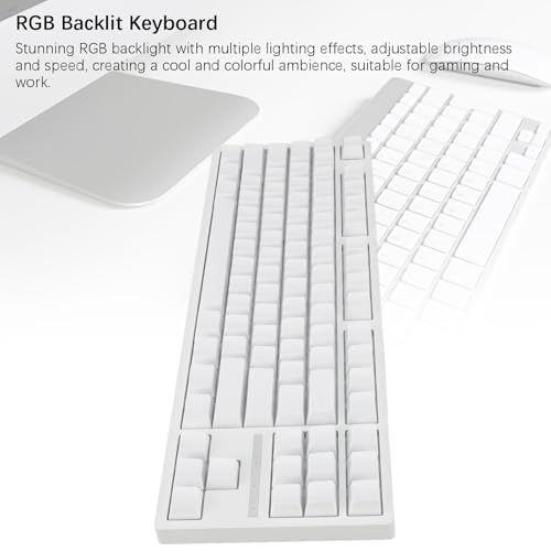 Teclado Mecánico Gaming Yoidesu 80% RGB 3 modos miniatura 4