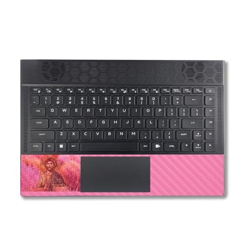 Image of MightySkins Carbon Fiber Skin Compatible With Alienware X14 R2 (2023) Full Wrap Kit - Holy Lavendar | Protective, Durable Textured Carbon Fiber Finish | Easy To Apply & Change Styles | Made in the USA