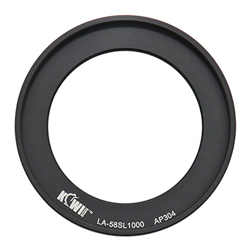 KIWIFOTOS LA-58SL1000 58mm Filter Adapter Ring For FUJIFILM FINEPIX S8200 / S8300 S8400 / S8500 / S8400W / S9400W / S9200 & SL1000 / S9900W / S9800 Camera