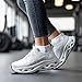 ALLSWIFIT Women's Slip On Walking Shoes Cushioning Hands Free Non Slip Breathable Comfort Workout Running Jogging Gym Athletic Tennis MoveSlide Fashion Sneakers,Size 8.5,White,AWUMRS2506