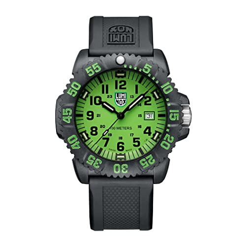Luminox   Reloj de Hombre de la colección G Sea Lion 44mm   Reloj Militar en Negro con indicador de Fecha 100m Resistente al Agua   Varias Variantes   Fabricado en Suiza   Reloj para Hombre