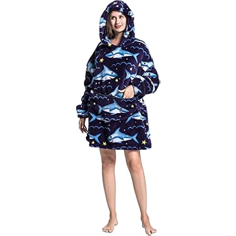 Oversized Wearable Blanket Sweatshirt,Super Warm and Cozy Big Blanket Hoodie for Women and Men Cover