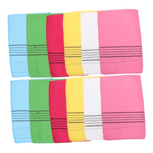 Toallas de baño coloridas de doce piezas para el gimnasio y spa 2