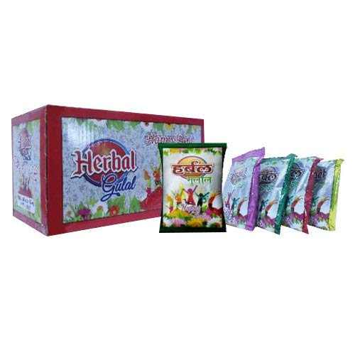 Holi Fest Organic Holi Gulal Colors - 100 Grams Gift Pack of Herbal Holi Gulal - Skin Friendly and Best Gift for Holi