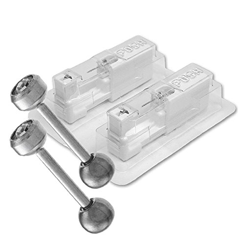 Preisvergleich Produktbild 1 Paar STUDEX Medizinische Ohrstecker Barbell Chirurgenstahl