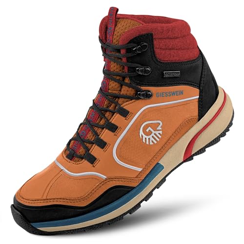 GIESSWEIN Wool Cross X Alpine Men - wasserdichte Herren Wanderstiefel, Trekking-Schuhe mit Merinowolle, Outdoor Wanderschuhe, Bergschuhe