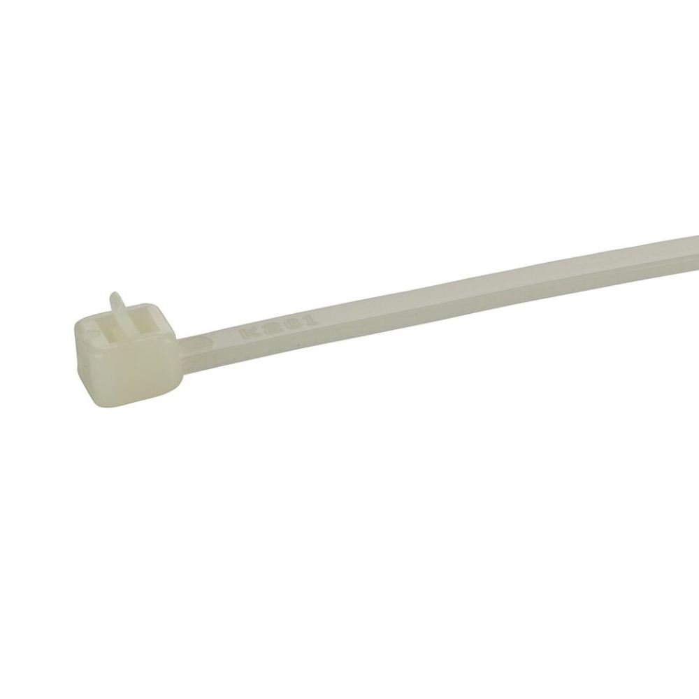 Fascetta per cavi, forza di trazione, diametro 2 cm, larghezza 0,210 cm, lunghezza 20 cm, naturale
