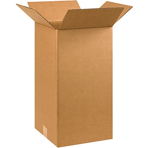 Image of TAPE LOGIC 10 x 10 x 20 Corrugated Cardboard Boxes, Tall 10 inchL x 10 inchW x 20 inchH, Pack of 25 | Shipping, Packaging, Moving, Storage Box for Home or Business, Strong Wholesale Bulk Boxes