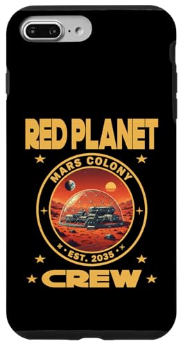 Red Planet Mars Colony Crew Est. 2035 �F���T�� �X�}�z�P�[�X iPhone 7 Plus/8 Plus �p