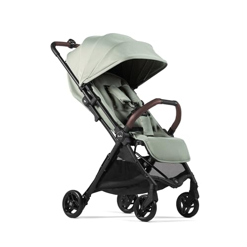 Silver Cross - Jet 5 Kompaktkinderwagen - Leichter Reisekinderwagen - Kompaktes Reisesystem - Kabinengröße - Neugeborene - 4 Jahre - Sage