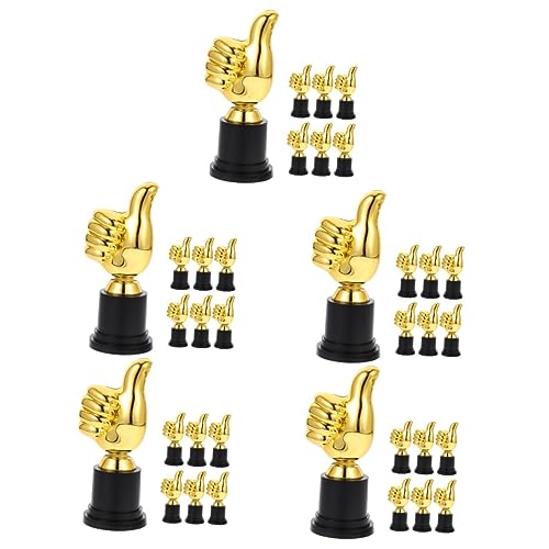 NOLITOY 30 Pçs Decoração Para Festa Recompensa Polegares Dourado Para Futebol Criativo Vencedor Bols