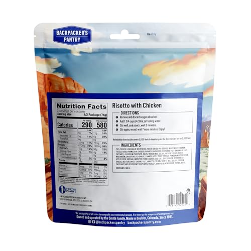 Backpacker's Pantry Risotto with Chicken | Freeze Dried Backpacking & Camping Food, 1 Count - Image 3