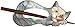 Paradise Exotic Shawl Pin Inlaid Mother of Pearl Shawl Pin, Cat