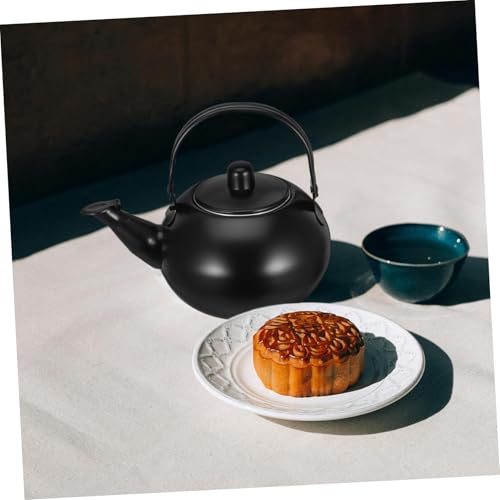 Théière en émail et bouilloire de camping pour des matins parfaits