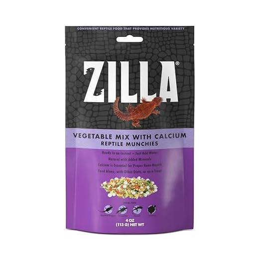 Zilla Reptile Munchies Vegetable and Fruit Mix, 4 Oz