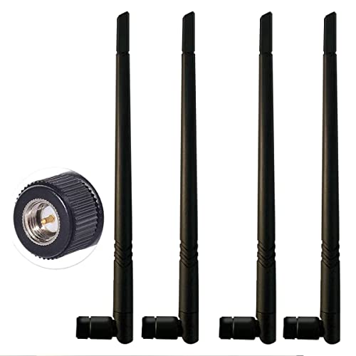 5-8 dBi High Gain External 4G/5G SMA Antenna WiFi Antenna for Cisco, Cradlepoint, Netgear, Pepwave, MoFi, CalAmp, Digi, Sierra and Other Routers & Modems 4 Pack