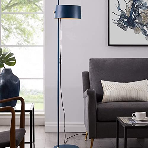 Lámpara de pie nórdica azul elevable de diseño moderno 4