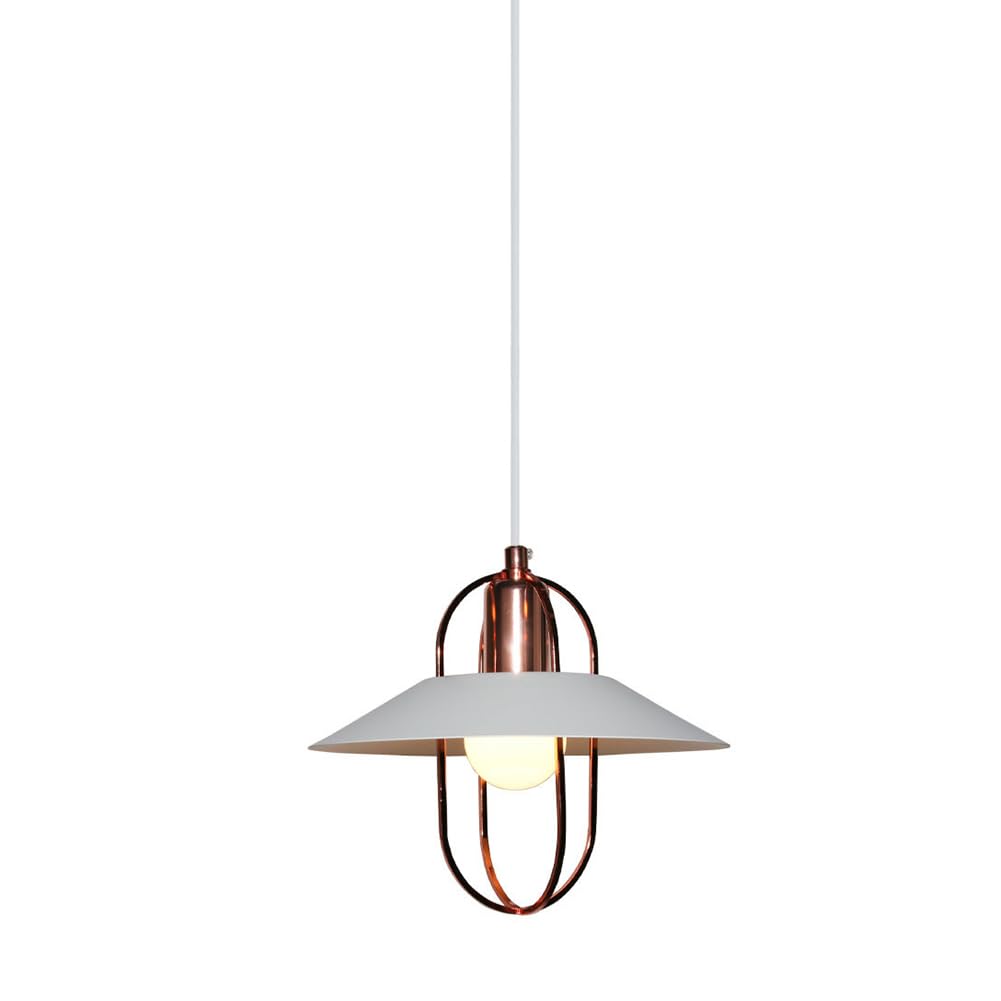 Suspension 25cm métal style nordique pour éclairer un îlot de cuisine sombre