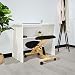 duehome - Silla de Oficina Ergonomica, silla de Escritorio, color Negro y...