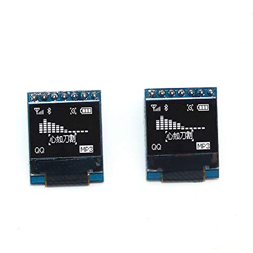 DollaTek 2Pcs 7-Pin 0,66 Zoll OLED Display Modul 64x48 LCD-Bildschirm SPI für Arduino AVR STM32