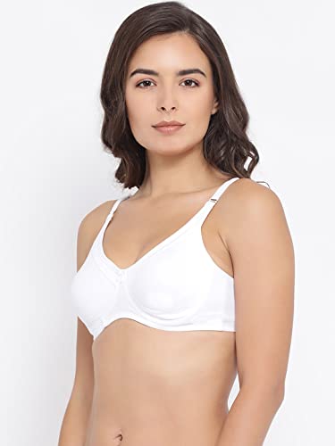 Image of Macrowoman W-Series Nine to Five Bra for Women in Cotton Poly Fabric, Seamless Wire-Free Full Coverage for Daily Comfort & Support