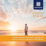 Vitamin D3 and K2 | 60 Tablets | for Immune, Bone & Blood Health | 100 mcg Vitamin D3 & 100 mcg Vitamin K2 | Optimal Calcium Absorption and delivery | Using Pure, Active Form Called MK-7 | Vegetarian - Image 4