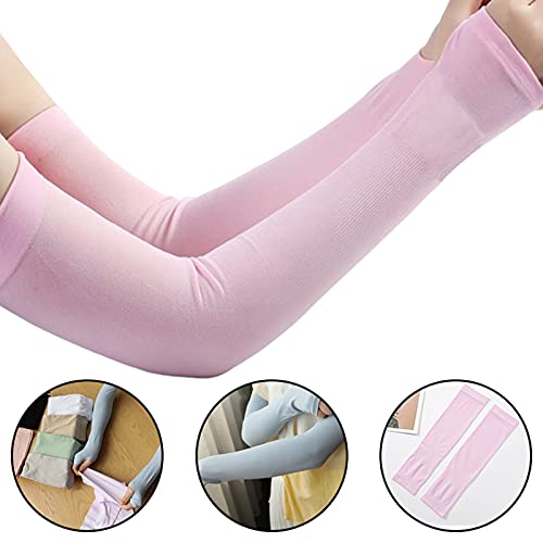 Hellery 1 paar UV-zonbescherming Armmouwen Ice Silk Tattoo Cover-up voor mannen Dames Koeling Sportmouw voor voetbal… - Image 5