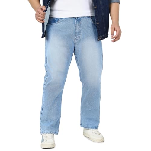 Image of Urbano Plus Men's Straight Fit Mid Rise Jeans
