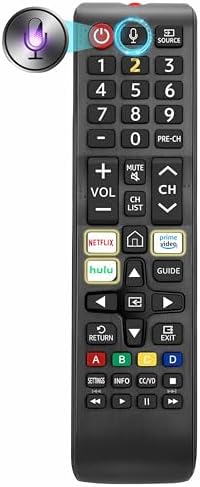 Replacement for Samsung TV Remote, Voice Control, Compatible with 2019-2025 Samsung Smart TV, LED, QLED, Crystal UHD & The Frame Series, 2-Year Warranty