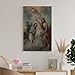 Christ's Baptism Poster Painting Canvas Wall Art Scroll Picture Print Living Room 24x36inch(60x90cm)