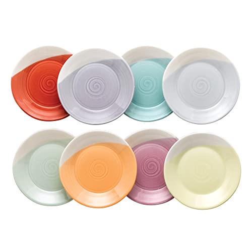 Royal Doulton 1815 Set of 8 Tapas Plate, 6.3", Multicolor