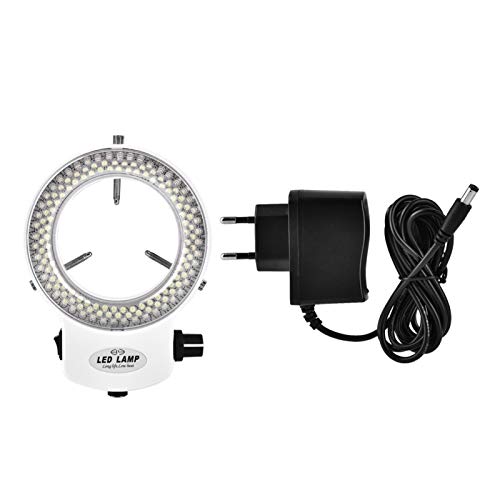 >>> 【Sorgente luminosa sufficiente】 Il numero di sfere LED è 144. Fornisce la migliore quantità di luce per il microscopio quando è necessaria una sorgente luminosa aggiuntiva.