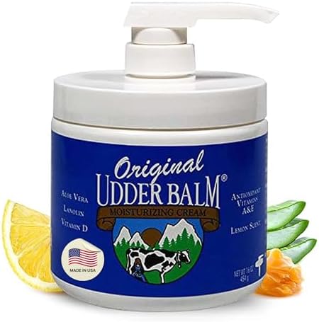 Original Udder Balm, Extra Thick Udder Cream & Deep Moisture for Dry Skin