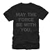 Star Wars Men's May The Force Short Sleeve T-Shirt