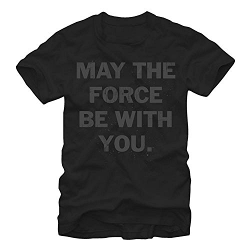 T-shirt May The Force idéal pour vos soirées cinéma et conventions de science-fiction