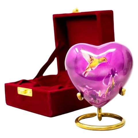 SMIURNS Small Urn for Human Ashes - Mini Urns for Men and Women, Funeral Urns, Cremation urns Celebration of Life Keepsake Token Decorative urns Cover