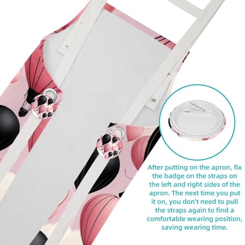 Tablier de cuisine imperméable et réglable pour éviter les taches de cuisson