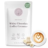 Sugar Free House White Chocolate by 5 Sparrows, Naturally Sweetened with Stevia - 10 Oz