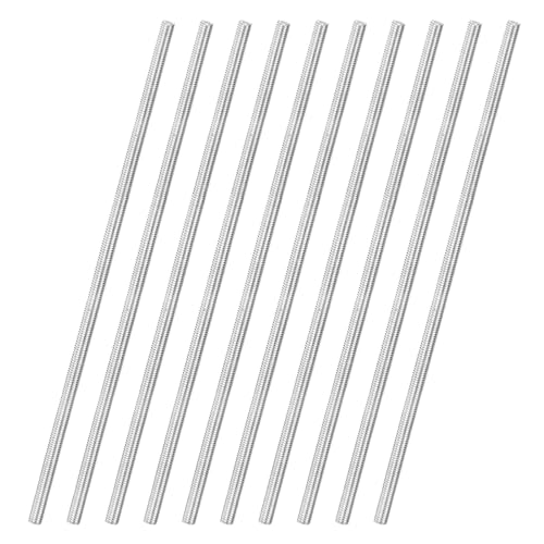 M METERXITY 10er Pack Vollgewindestange M4x150mm 304 Edelstahl Rechtsgewinde Gewindestange Für Möbelanker Schrauben/Klemmen/U-Bolzen Metrisches Gewinde Schraube