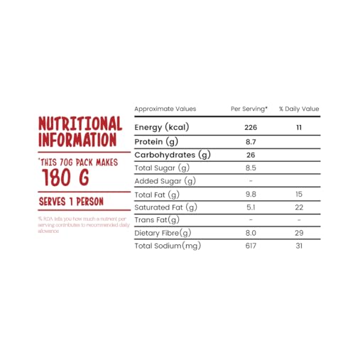 Image of Yu Foodlabs 100% Whole Wheat Hot & Sweet Barbeque Instant Noodles - Zero Preservatives Zero Oil Zero & Zero MSG - Atta Noodles in 6 Mins - Veg - 420g (70g x Pack of 18) - Yu, 420 gram, Hot & Sweet