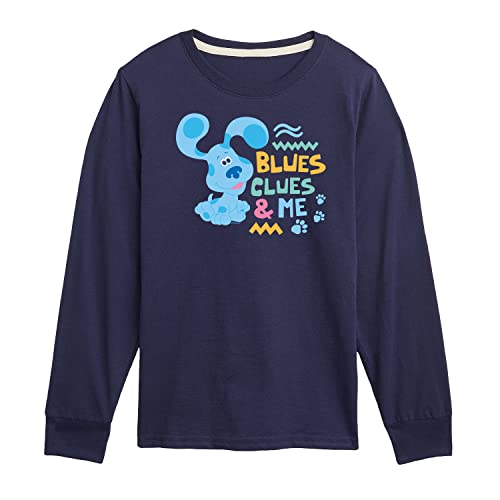 HYBRID APPAREL - Blue's Clues & You! - Blue's Clues & Me - Toddler & Youth Long Sleeve Graphic T-Shirt