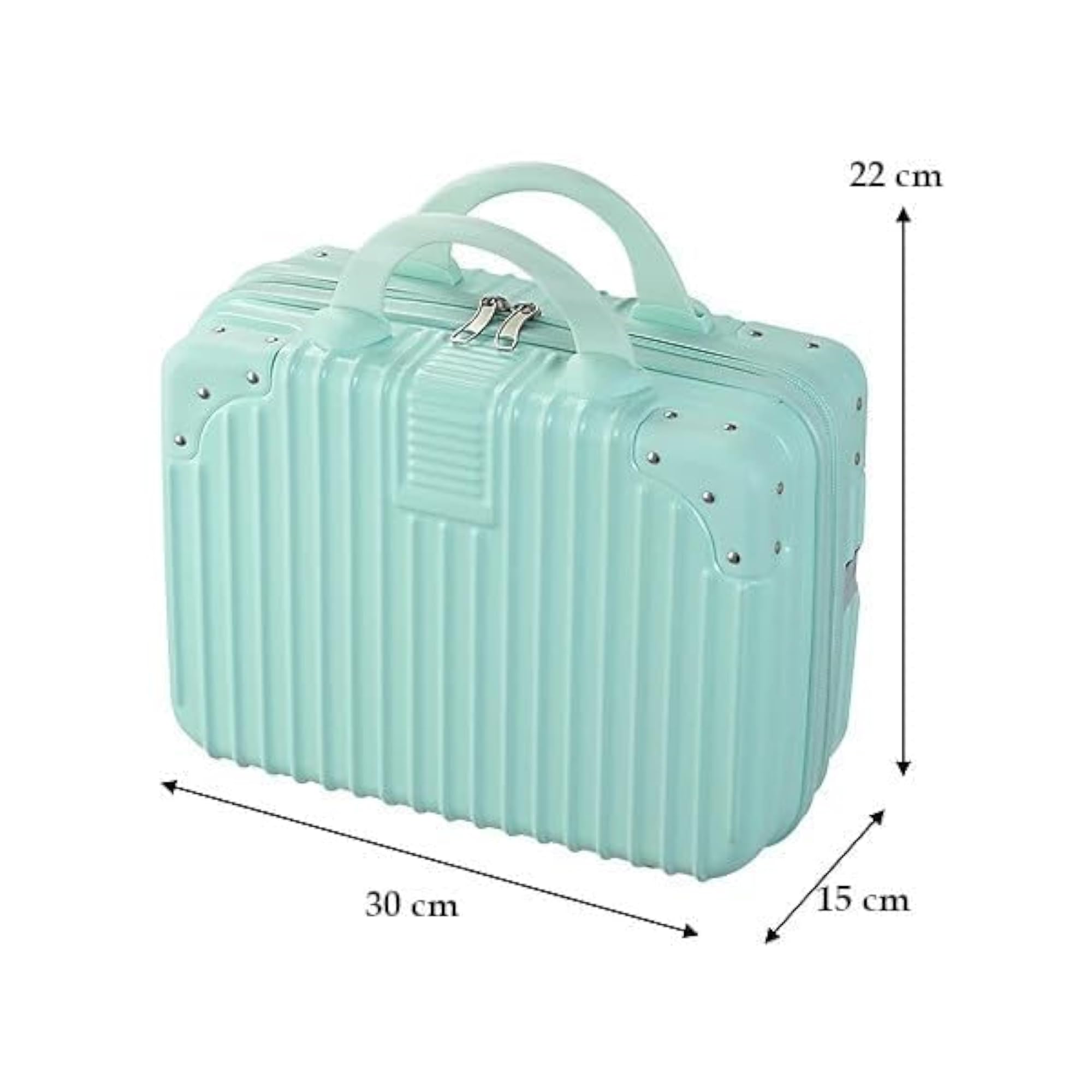 14 Inch Hard Shell Cosmetic Carrying Case, Mini Travel Bag