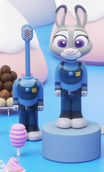 Bunny Kids Toothbrush with Protective Cap, Soft Bristles | Character Design, Gentle on Gums, Travel Friendly, Fun Brushing, Kids Dental Care-image-26