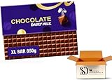 Dairy Milk Chocolate Gift Bar 850g | Extra-Large Creamy Milk Chocolate Bar | Perfect for Sharing, Parties & Gifting - Classic Taste