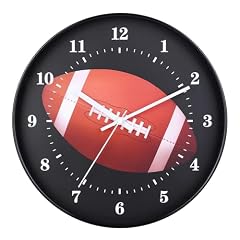 12 Inch Football Wall Clock Silent Non Ticking Analog, Battery Operated, Sporty Home Decor for 12 Inch Football Wall Clock Silent Non Ticking Analog, Battery Operated, Sporty Home Decor for item