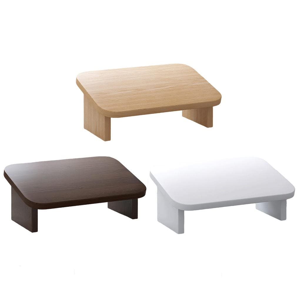 Reposapiés ergonómico para debajo del escritorio, para el hogar, oficina, trabajo, cómodo taburete para escritorios de pie (blanco)