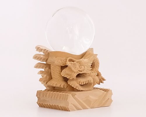 Amazon.co.jp: 伊勢 - 宮忠 - 龍彫玉置き台 小 : ホーム＆キッチン